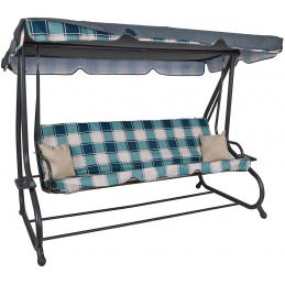 Aga Zahradná hojdačka XXXL COMFORT LUX Square Green