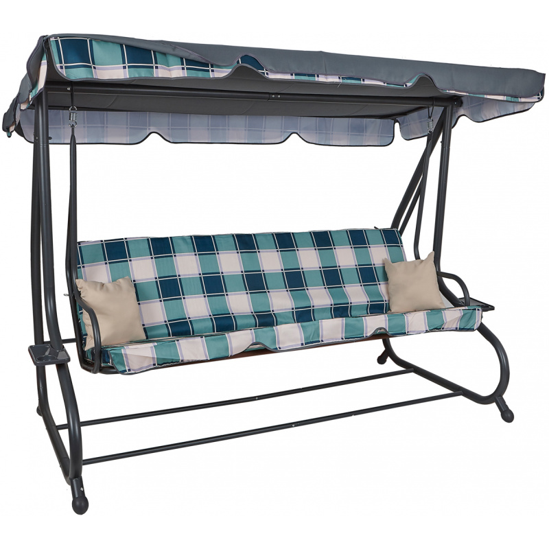 Aga Zahradná hojdačka XXXL COMFORT LUX Square Green