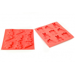 Silikomart Forma na pečenie 9 dielna sada žltá