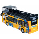 Kovový dvojposchodový autobus ZA2094 - žltý