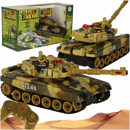 Aga RC Vojenský tank 9993 2.4 GHz púšť