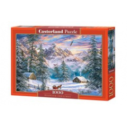 CASTORLAND puzzle 1000 dielikov - Horské Vianoce