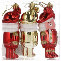 Vianočné ozdoby vojačikovia 3 kusy na sviatky