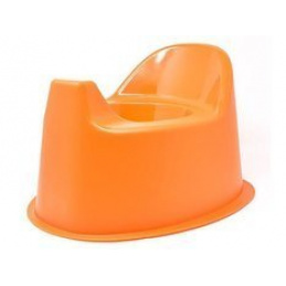 Anatomický nočník s opierkou chrbta 12m+ POUPY Oranžový