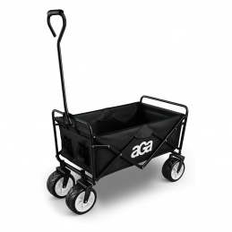 Aga Skladací prepravný vozík MR4620 Čierny