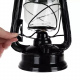 Petrolejová lampa 24 cm Čierna