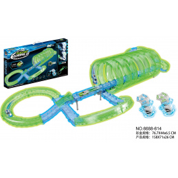 Závodná dráha Svietiaca v tme 85 ks.