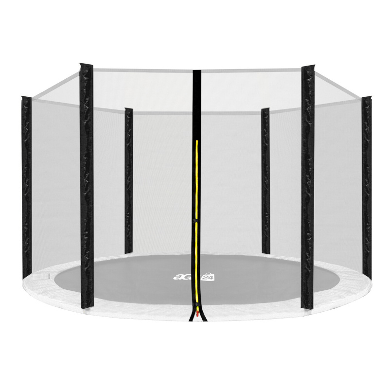 Aga Ochranná sieť 460 cm na 6 tyčí Čierna sieť / Čierna