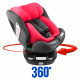 Aga Autosedačka i-Size 360° 0-36 kg DS1822 Červená