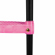 Aga Rebrík k trampolíne 305 - 430 cm Čierny/Ružový