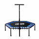 Aga FITNESS Trampolína 130 cm Modrá + držadlo