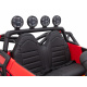 Detská závodná buggy na batérie 5 Red + motory 2x200W + diaľkové ovládanie + LED audio + pomalý štart