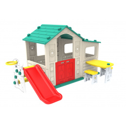 Veľký dom s predsieňou 4v1 zelená strecha