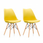 Aga 2x Jedálenská stolička MR2035 Žltá