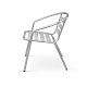 Aga Záhradná kovová stolička MR6180