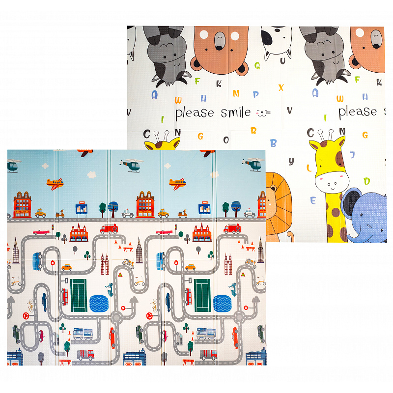 Aga4Kids Detská skladacia penová podložka 200x180 cm - II. AKOSŤ