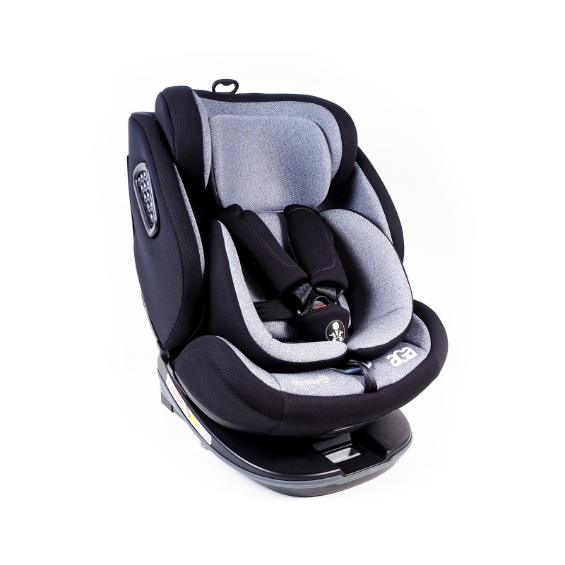 Aga Autosedačka i-Size 360° 0-36 kg Čierna/Svetlo šedá
