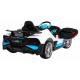 Bugatti Divo Detské autíčko na batérie biele + diaľkové ovládanie + EVA + pomalý štart + LED MP3