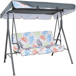 Aga Záhradná hojdačka MAJKA Flower White