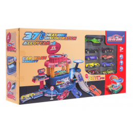 Umývacia stanica + 10 autíčok meniace farbu