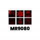 Aga Vianočný laserový dekoratívny projektor Zelená/červená MR9080