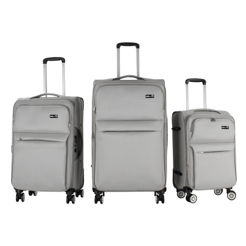 Aga Travel Sada cestovných kufrov Svetlosivá - 6CZ001 - 2. KVALITA
