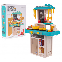 Kuchyňa Kuchynský Kútik s Funkciou Svetiel 43ks. Modrá