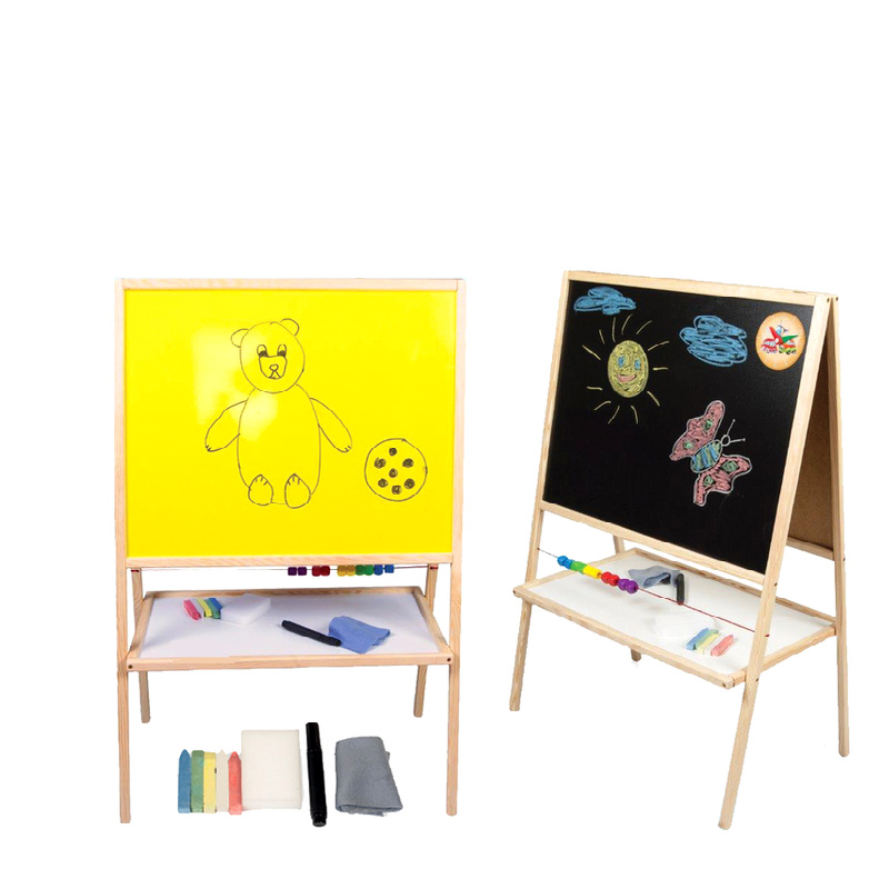 Aga4Kids Detská tabuľa 2v1 MBUSY 100 cm
