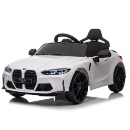 BMW m4 BIELY Auto na akumulátor EVA Koža pilot