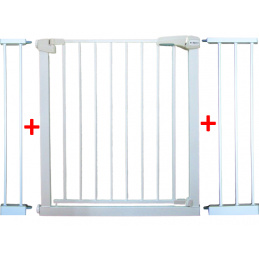 BRÁNKA ZABEZPEČUJÚCA S3 BIELA na schody, dvere 79-115 cm rozpínacia ochranná