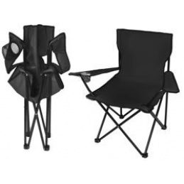 Skladacie kreslo Relax Čierne Malatec