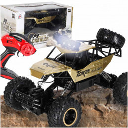 Aga RC auto Rock Crawler 1:12 4WD METAL zlaté