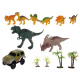 Dinosauřia autodráha 240 dielikov Kruzzel 17248
