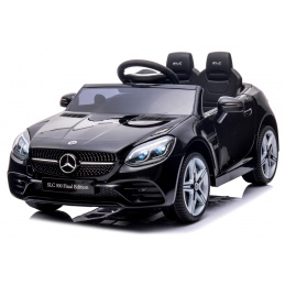 Mercedes SLC 300 čierny Penové kolesá Eva, mäkké sedadlo Licencia Lítium-iónová batéria