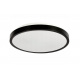 LED stropné svietidlo 2xE27 IP20 LARI-R BLACK + 2x E27 10W teplá biela sviečka