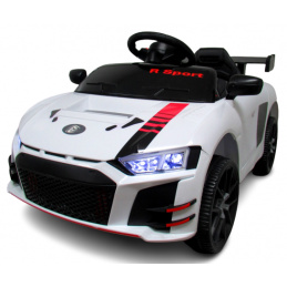 R-Sport Cabrio A1 Elektrické autíčko s diaľkovým ovládaním Biele