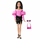 Barbie Deluxe Style Modelka v tope s odhalenými ramenami a sukni JJN76