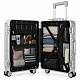 Aga Travel Cestovný kufor MR4678 Strieborný