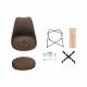 Aga 4x Jedálenská stolička MR2035 Hnedá