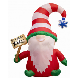 Nafukovací trpaslík s LED osvetlením - 175 cm