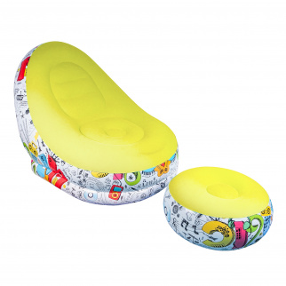 Aga Nafukovacie kreslo s podnožníkom DS2507