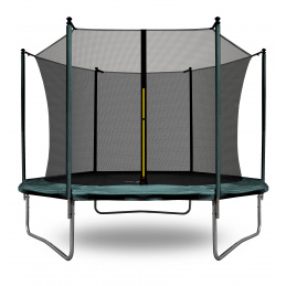 Aga SPORT FIT Trampolína 180 cm Dark Green + vnútorná ochranná sieť