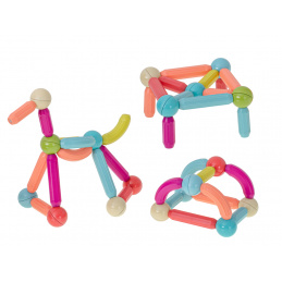 Aga Magnetické kocky pre malé deti 100 kusov