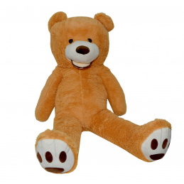 Aga4Kids Plyšový medveď 130 cm Svetlohnedý s labkami