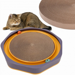 Ekologické kartónové škrabadlo s dodatočnou vymeniteľnou vložkou