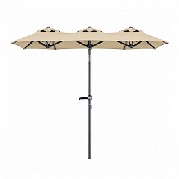 Linder Exclusiv Záhradný slnečník 300x150x220 cm Béžový