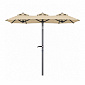 Linder Exclusiv Záhradný slnečník 300x150x220 cm Béžový