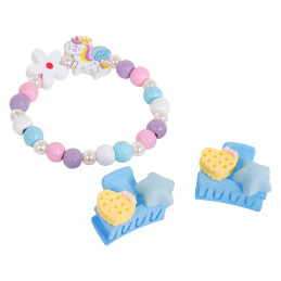 Sada Šperkov Jednorožec Biely Kvet