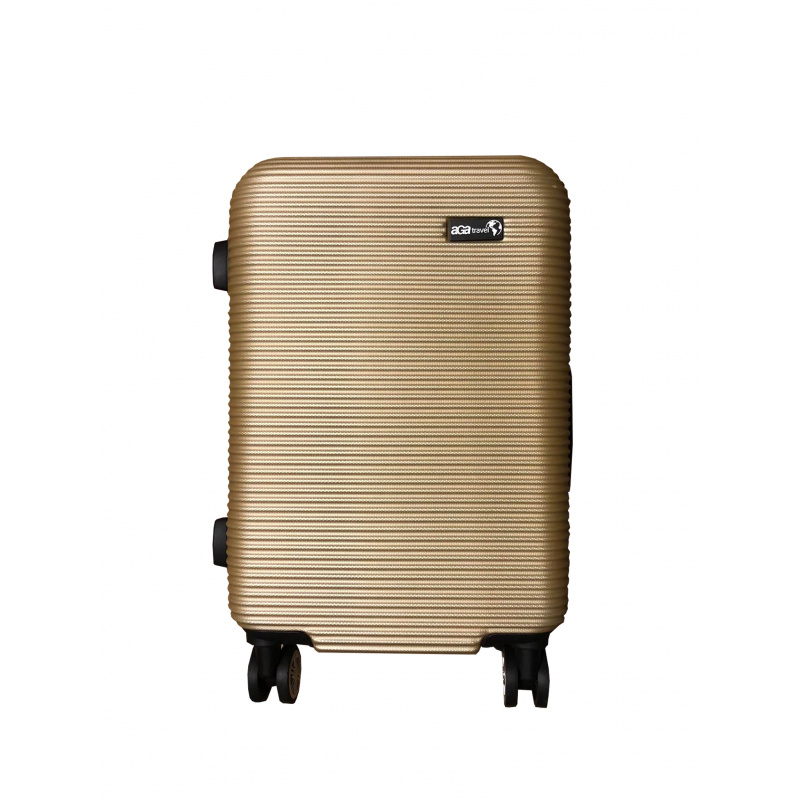 Aga Travel Cestovný kufor 56x38x23 cm MR4651 Zlatý