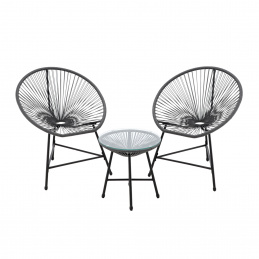 Aga Záhradná súprava Sivá